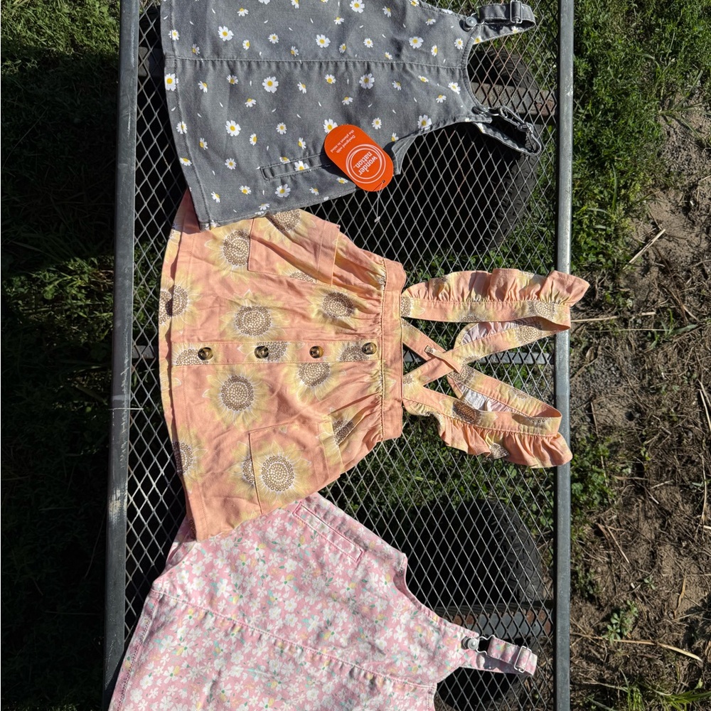 Wonder Nation Peach Floral Top